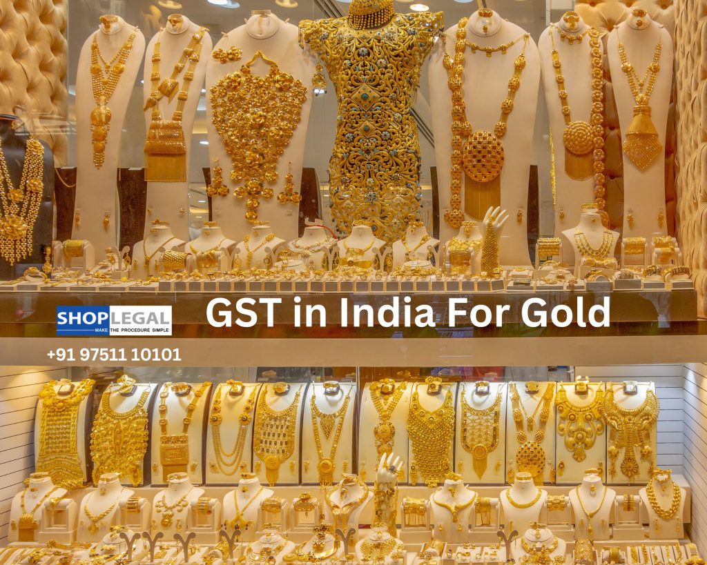 GST in India for gold